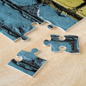Steinmauer-Flagge der Bahamas Puzzle (Seite)