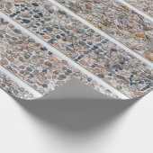 Steinmauer Geschenkpapier (Ecke)