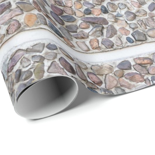 Steinmauer Geschenkpapier (Rolleneckpunkt)