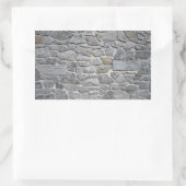 Steinmauer, Muster, Hintergrund Rechteckiger Aufkleber (Tasche)