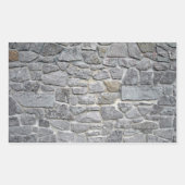 Steinmauer, Muster, Hintergrund Rechteckiger Aufkleber (Vorderseite)