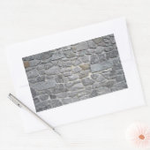 Steinmauer, Muster, Hintergrund Rechteckiger Aufkleber (Umschlag)