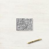 Steinmauer Post-it Klebezettel (Auf Schreibtisch)