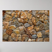Steinmauer Poster (Vorne)