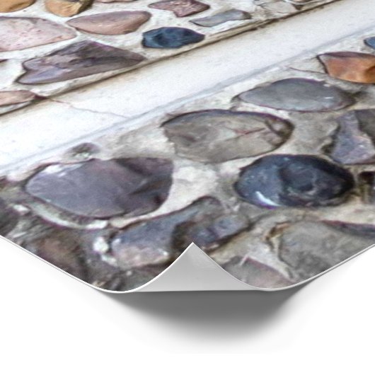 Steinmauer Poster (Ecke)