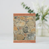 Steinmauer Postkarte (Stehend Vorderseite)