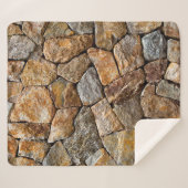 Steinmauer  sherpadecke (Vorderseite (Horizontal))