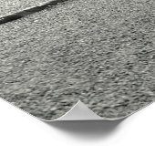 Steinmauer und japanisches Tor Poster (Ecke)