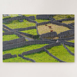 Steinmauern Galway Irland. Puzzle