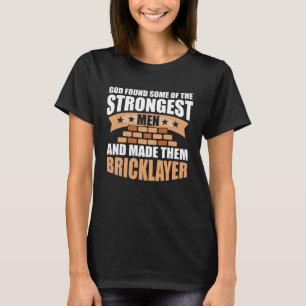 Steinmauerwerk Ziegel Mauern Maurer T-Shirt