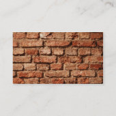 Steinmaurerarbeit-Visitenkarten Visitenkarte (Rückseite)
