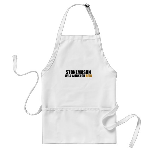 Steinmetz-arbeitet für Bier Schürze (Vorne)