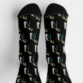Steinmetz Stickman Socken (Oben)