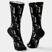 Steinmetz Stickman Socken (Gewinkelt)