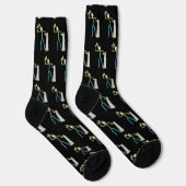 Steinmetz Stickman Socken (Rechts)