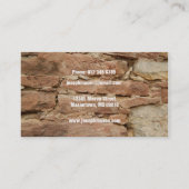 Steinmetz Visitenkarte (Rückseite)