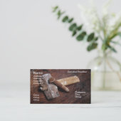 Steinmetzwerkzeug Visitenkarte (Stehend Vorderseite)