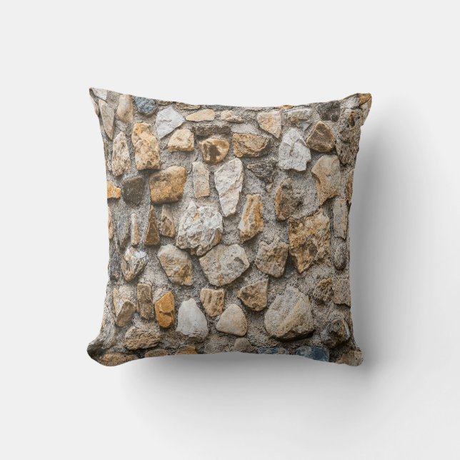 Steinmuster, Naturstein Kissen (Vorderseite)