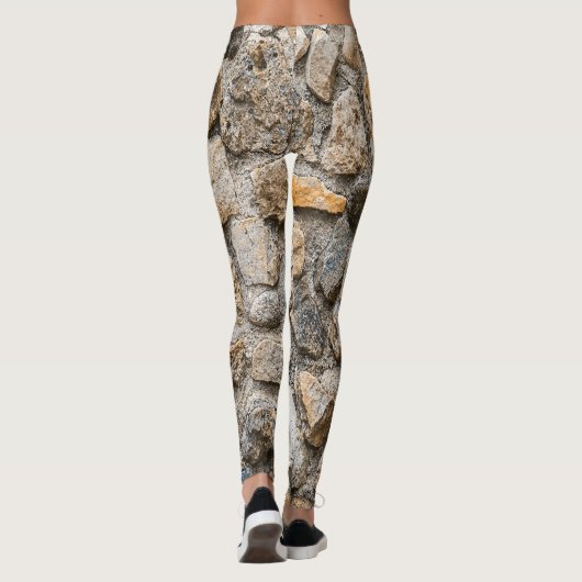 Steinmuster, Naturstein Leggings (Rückseite)