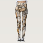 Steinmuster, Naturstein Leggings (Vorderseite)