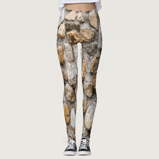 Steinmuster, Naturstein Leggings (Vorderseite)