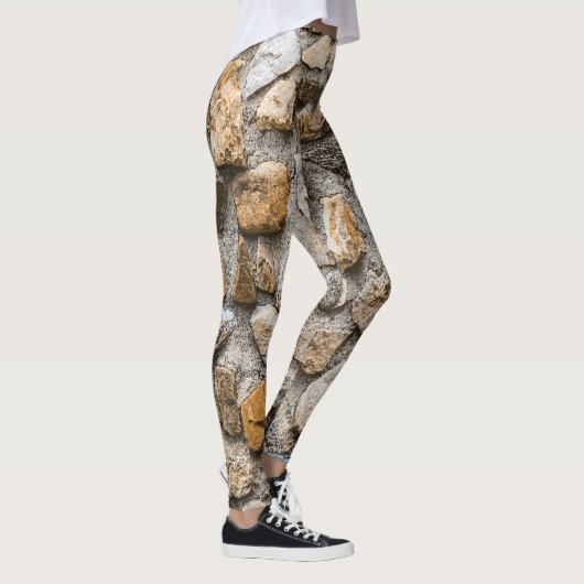 Steinmuster, Naturstein Leggings (Rechts)