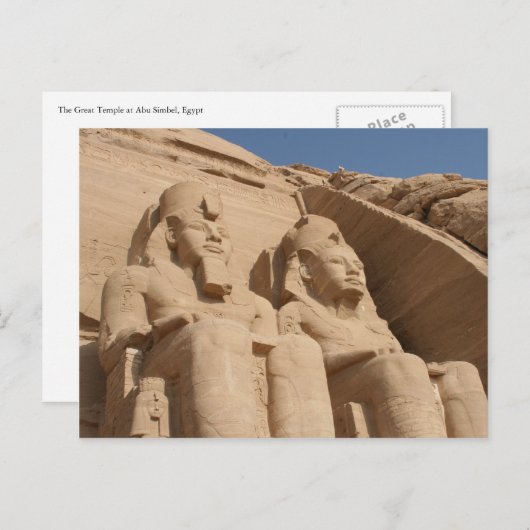 Steinpharaohs Postkarte (Vorne/Hinten)