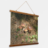 Steinpilz Wandteppich Mit Holzrahmen (Gewinkelt)
