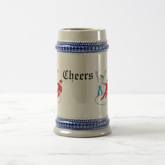 Steins Frosted Bierkrug: Prost Bierglas (Mittel)
