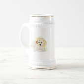Steins : Golden Retriever Bierglas (Vorderseite Links)