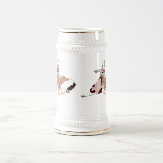 Steins: Wilde Seite Bierglas (Mittel)