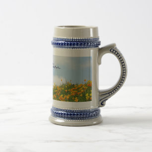 Steins zum Feiern Tassen Blauer Himmel Weiße Wolke