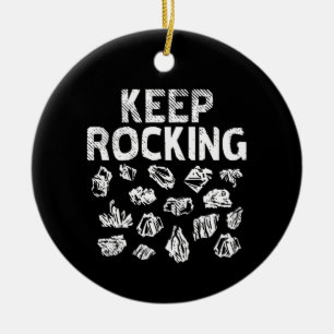 Steinsammler - Weiter Rocken Keramik Ornament