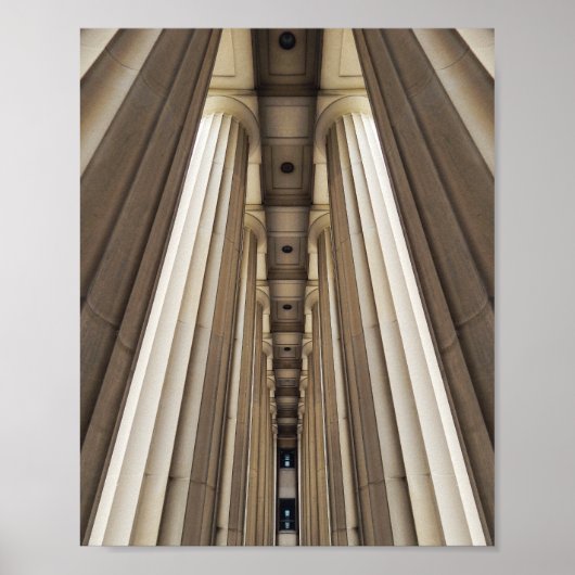 Steinsäulen Poster (Vorne)