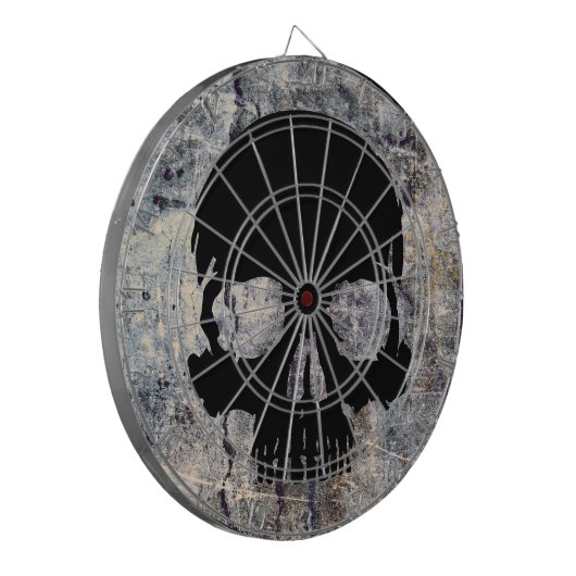 Steinschädel Dartscheibe (Vorderseite Links)