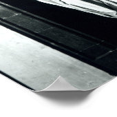 Steinskulptur von John Donne in seinem Tuch Poster (Ecke)