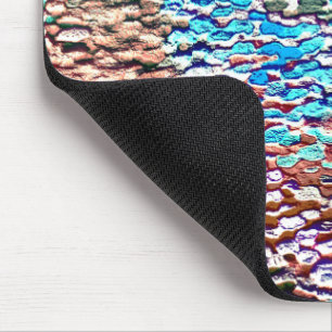 Steinsockel mit rustikalem Mörtel und Splint Mousepad