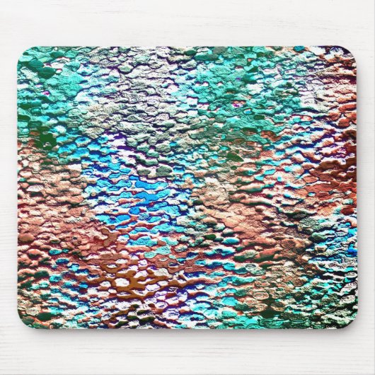 Steinsockel mit rustikalem Mörtel und Splint Mousepad (Vorne)