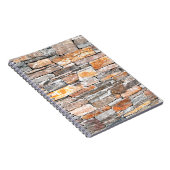 Steinsteine, Natursteinmuster Notizblock (Rechte Seite)