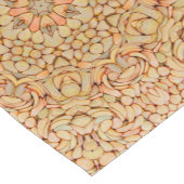 Steinstrand-Vintages Fraktal-Kaleidoskop Kurzer Tischläufer (Ecke)