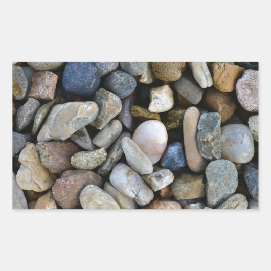 Steinstruktur Rechteckiger Aufkleber (Vorderseite)