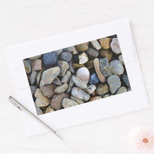 Steinstruktur Rechteckiger Aufkleber (Umschlag)