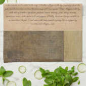 Steinsuppe Folklore Treasure | Geschirrtuch (Gefaltet)