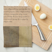 Steinsuppe Folklore Treasure | Geschirrtuch (Viertel Falte)