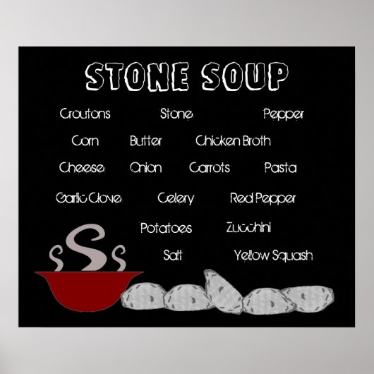 Steinsuppe Poster (Vorne)