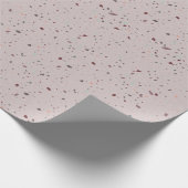 Steinterrazzo-Muster Geschenkpapier (Ecke)