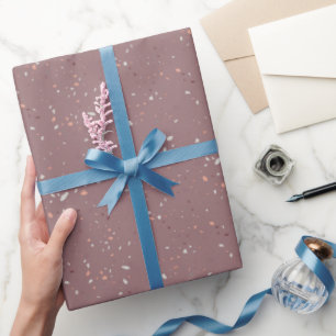 Steinterrazzo-Muster Geschenkpapier