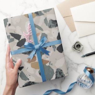 Steinterrazzo-Muster Geschenkpapier