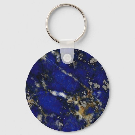 Steintextur: Lapis lazuli Schlüsselanhänger (Vorderseite)
