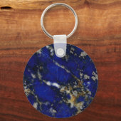 Steintextur: Lapis lazuli Schlüsselanhänger (Vorderseite)